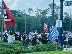 Shocking display of Nazi Flags at Disney World - What does DeSantis to say?