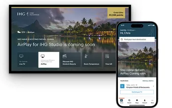 IHG to Add AirPlay Option to Hotel Rooms
