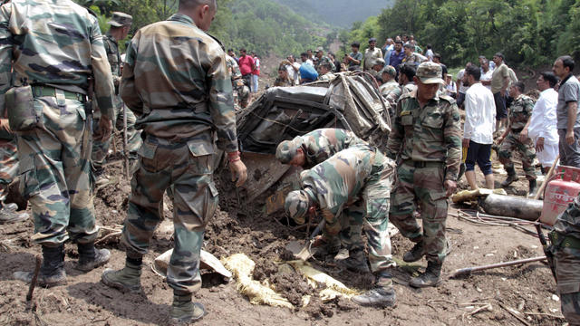 3 killed by landslides at base camp of a Hindu temple in northern India; 17 others still missing