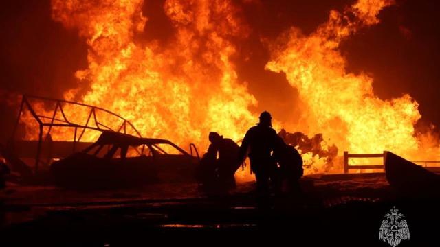 Huge explosion at gas station kills at least 35 in Dagestan in far southwestern Russia