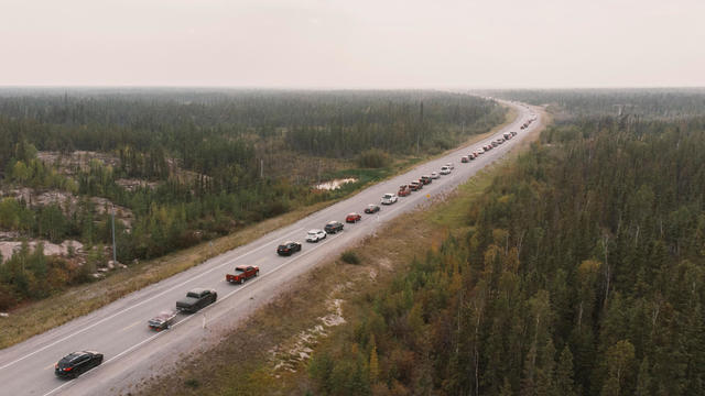 Evacuation of far northern Canadian city of Yellowknife ordered as wildfires approach