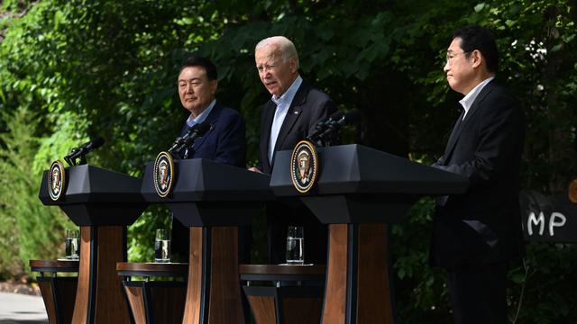 Biden strengthens ties with Japan and South Korea at Camp David summit