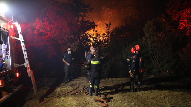 Greece is battling Europe's "largest wildfire ever recorded," and it's "still out of control"