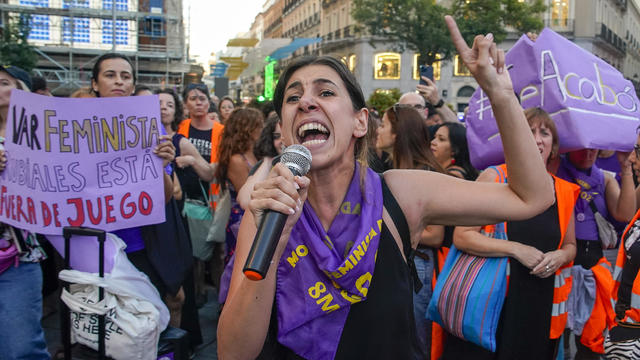 Spanish officials to hold crisis meeting as 40th gender-based murder comes amid backlash over sexism