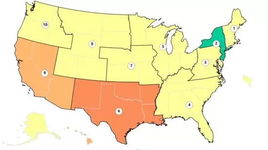 Check the US states where COVID-19 positivity rates are rising according to CDC data