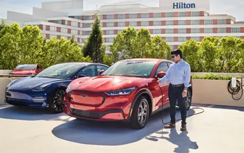 Hilton, Tesla Create Hotel Industry's Largest Overnight Electronic Vehicle Charging Network