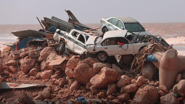 Catastrophic flooding in eastern Libya leaves thousands missing