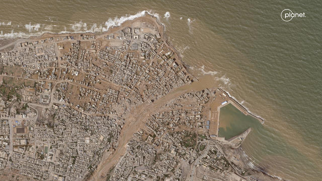 Satellite images show large-scale devastation of Libya's floods