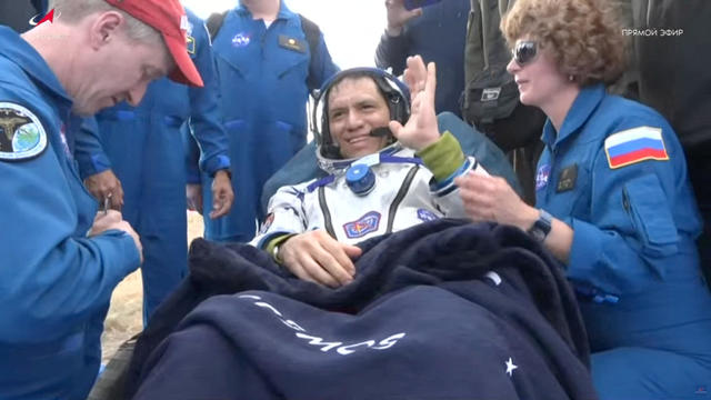 NASA astronaut Frank Rubio, two cosmonauts return to Earth after U.S.-record year in space