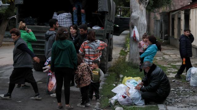 Armenia accuses Azerbaijan of "ethnic cleansing" in Nagorno-Karabakh region as 65,000 "forcefully displaced"