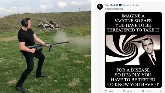 ELon Musk shares vaccine-denying meme, gets slammed on X: How dare you trivialise deaths?