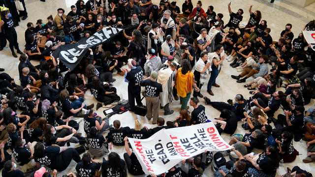 Protesters on Capitol Hill call for Israel-Gaza cease-fire, hundreds arrested