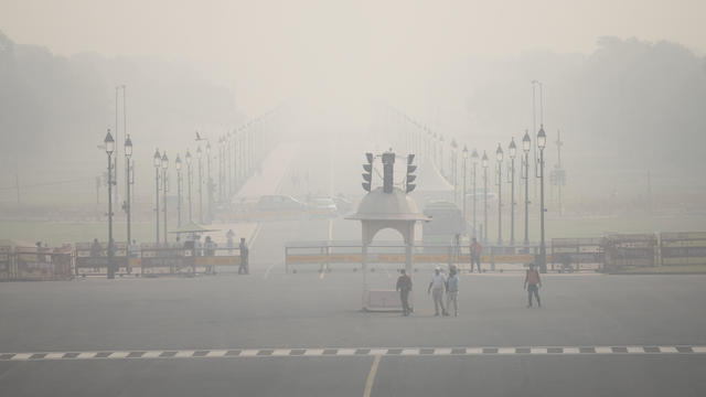 Air pollution in India's capital forces schools to close as an annual blanket of smog returns to choke Delhi