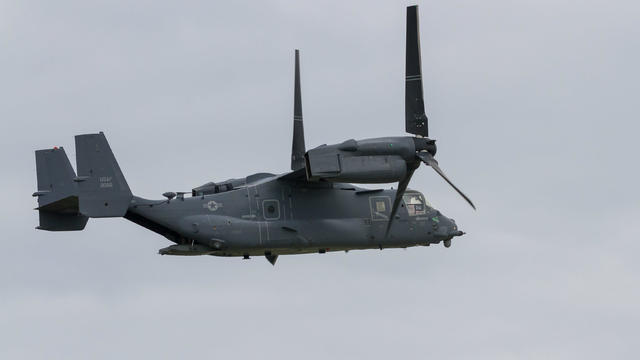 Large part of U.S. Osprey that crashed in Japan found with 5 more crew members' bodies inside