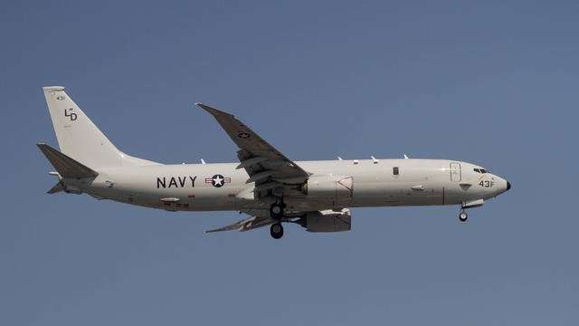 China says its warplanes shadowed "trespassing" U.S. Navy spy plane over Taiwan Strait