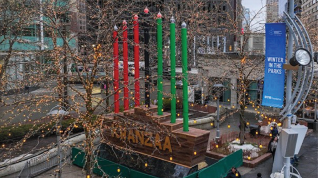 Motor City Kwanzaa Kinara returns to downtown Detroit