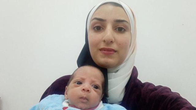 Gaza mother "lost hope" that her son, born in a war zone, had survived. Now they're finally together.