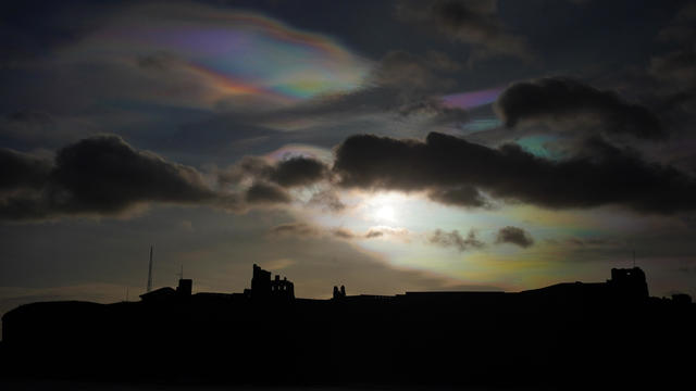 See the rare rainbow cloud that just formed over Ireland and England