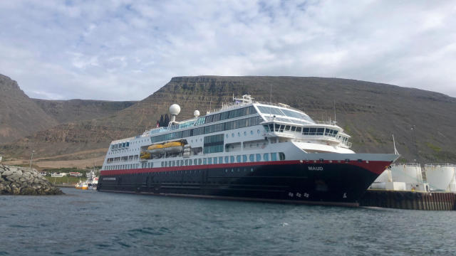 Rogue wave kills navigation system on cruise ship with nearly 400 on board as deadly storm hammers northern Europe