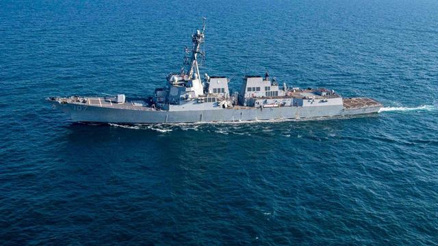 Missile fired from Houthi-controlled Yemen strikes merchant vessel in Red Sea, Pentagon says