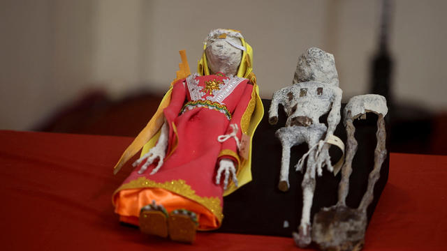 "Aliens" found in Peru are actually dolls made of bones, forensic experts declare