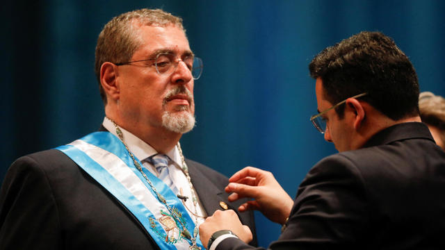 Guatemala's new President Bernardo Arevalo takes office, saying country has dodged "authoritarian setback"