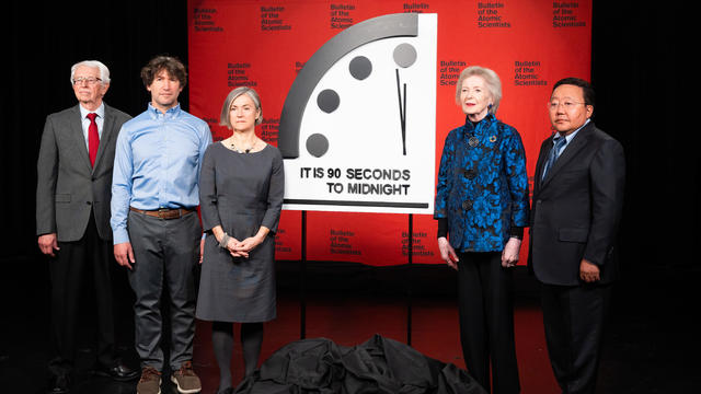 Doomsday clock time for 2024 remains at 90 seconds to midnight. Here's what that means.