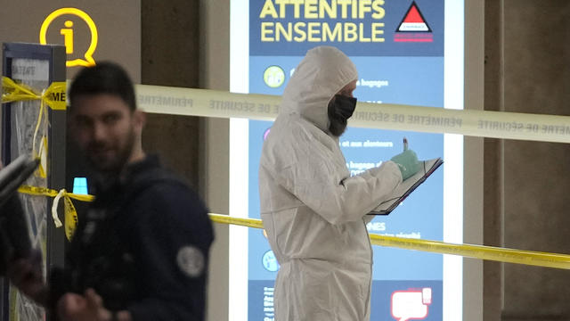 Suspect armed with a knife and hammer who wounded 3 in French train station may have mental health issues, police say