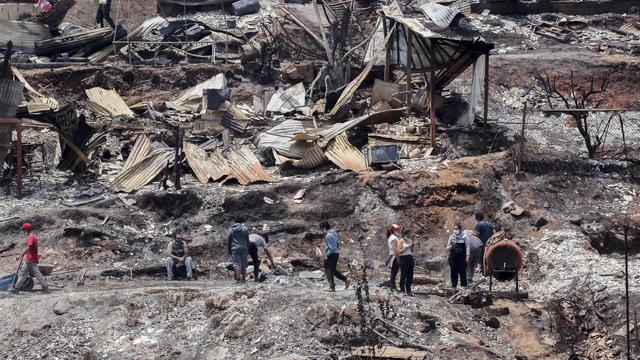 Chile wildfire death toll tops 120 as search continues for survivors around Valparaiso