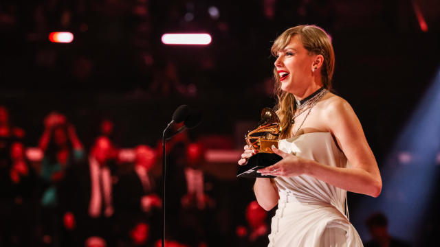 Taylor Swift makes Grammys history with fourth Album of the Year win