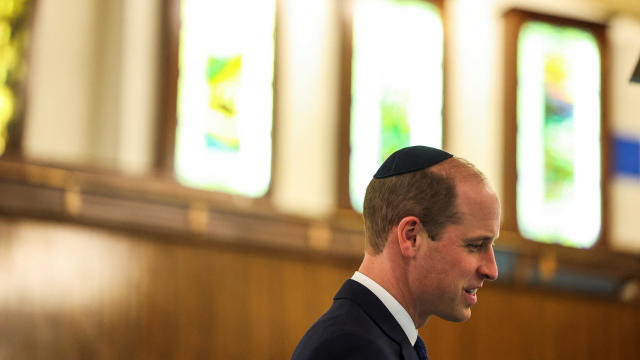 Prince William visits synagogue after bailing on event as Kate and King Charles face health problems