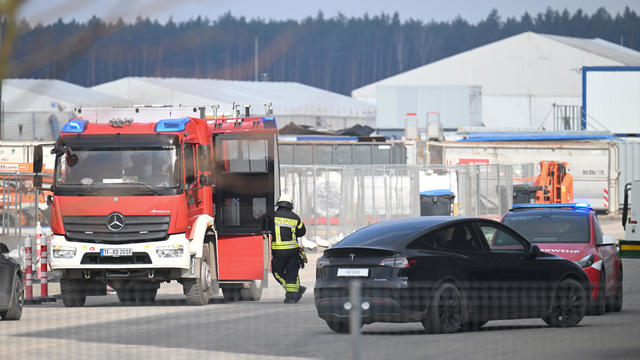 Tesla's Giga Berlin plant in Germany shut down by suspected arson fire