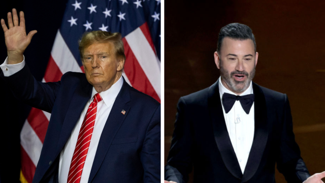 Donald Trump roasted Jimmy Kimmel on social media during the Oscars. Then the host read it on air.