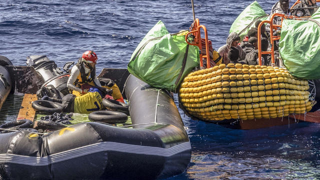 Dozens feared drowned crossing Mediterranean from Libya, aid group says