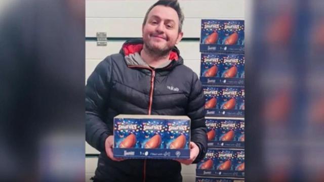 Shopkeeper on a tiny Scottish island hatches a charitable solution to his chocolate Easter egg blunder