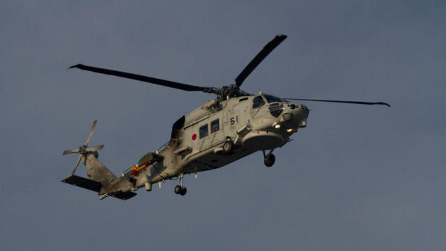 One dead, 7 missing after 2 Japanese navy choppers crash in Pacific