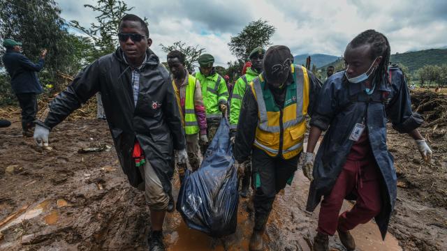 Kenya floods death toll nears 170 as president vows help for his country's "victims of climate change"