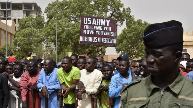 Russian military personnel enter Niger airbase where some U.S. troops remain