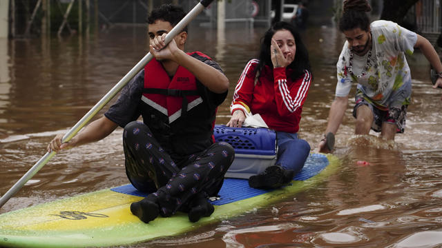 Floods in southern Brazil kill at least 60, more than 100 missing