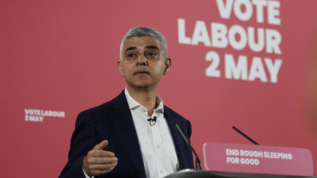 London Mayor Sadiq Khan wins third term as UK's governing Conservatives endure more bad results