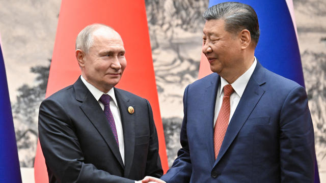 Putin visits Beijing as Russia and China stress "no-limits" relationship amid tension with the U.S.