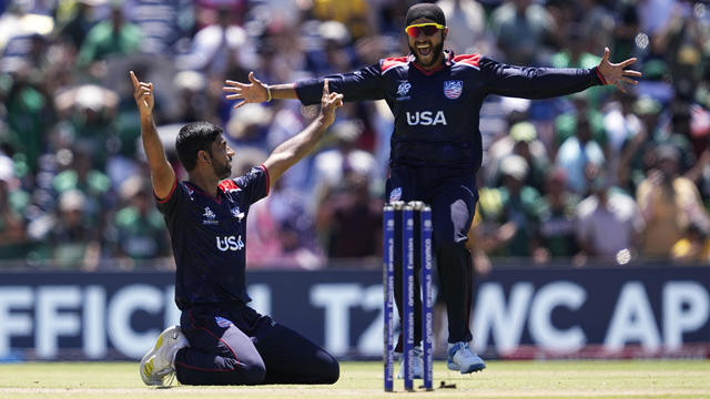 USA's cricket team beats Pakistan in stunning upset at T20 World Cup