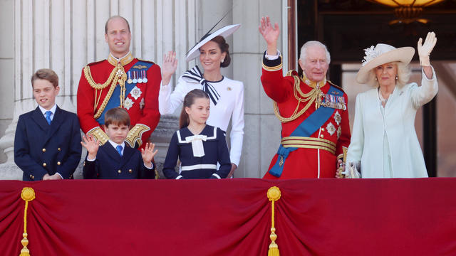 A look in photos of the Trooping the Colour parade, where Princess Kate made her first official appearance in months