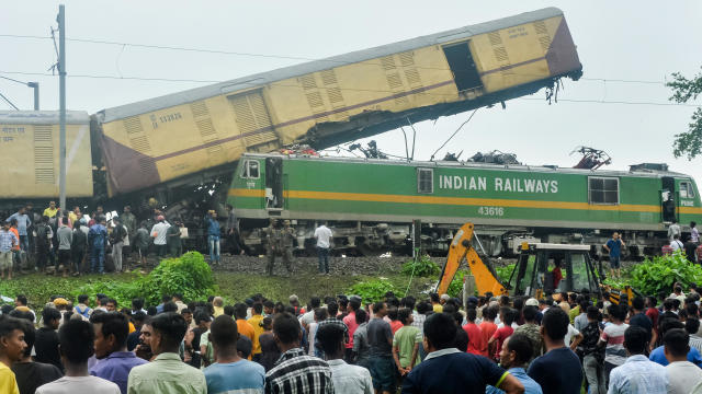 India train crash leaves at least 8 dead, dozens injured as freight train plows into passenger train