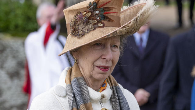 Princess Anne, King Charles III's sister, hospitalized with concussion