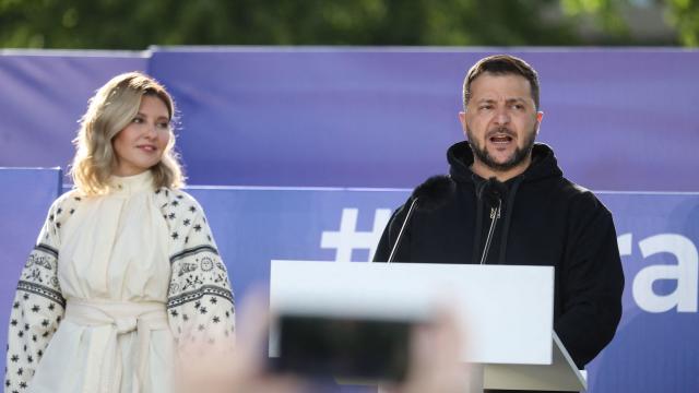 Deepfake targets Ukraine's first lady Olena Zelenksa with false claim she bought Bugatti