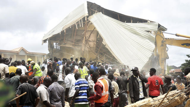 Nigeria school collapse kills at least 22 students as they take exams