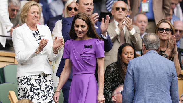 Princess Kate attends Wimbledon men's final in rare public appearance amid cancer treatment