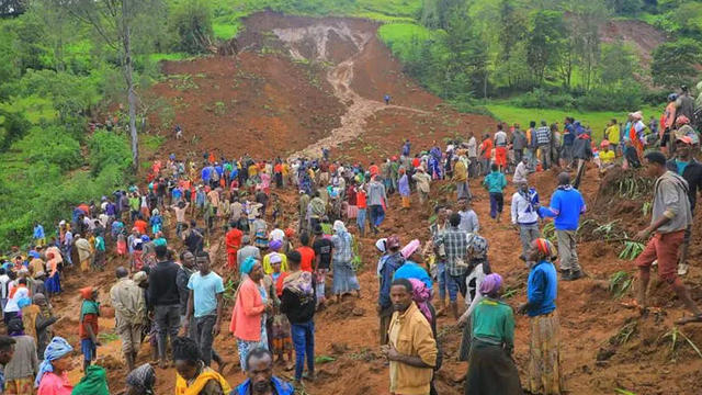 Ethiopia mudslides death toll nears 230 as desperate search continues in southern Gofa region