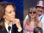 Kamala Harris disagrees with Taylor Swift when it comes to supporting Travis Kelce’s….